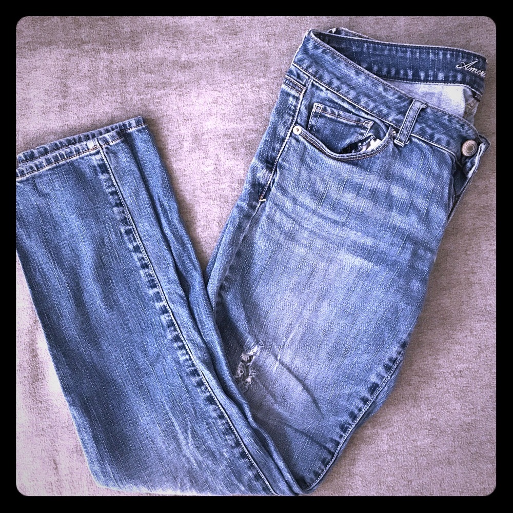 American Eagle Skinny jeans distressed